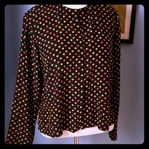 Cute Silk Cardigan-style Shirt